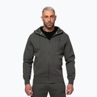 Pánská mikina Pitbull Sampson Hooded Zip Sweatshirt grey/green