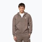 Pánská mikina Pitbull Nugget Small Logo Hooded Zip brown savana