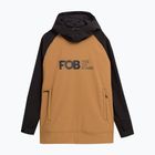 Pánská snowboardová bunda 4F M150 béžová