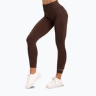 Dámské legíny Gym Glamour push up chocolate brown 370
