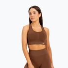 Fitness podprsenka Gym Glamour push up hnědá 373