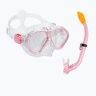 Dětský šnorchlovací set  AQUASTIC Maska + Šnorchl růžový MSK-01R