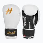 Kožené boxerské rukavice HOOK FIGHTING Ready to Fight white