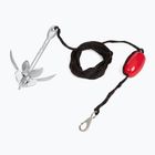 Kotva pro vodní skútr, kajak/SUP AQUASTIC 1,5 kg 7,6 m silver
