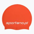 Plavecká čepice SPORTANO silicone orange