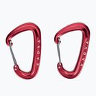 Karabina pro montáž hamaku KADVA Hammock Carabinier červená