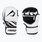 Overlord Sparring MMA grappling rukavice přírodní kůže bílé 101003-W/M