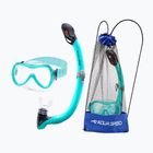 Dětský set na potápění AQUA-SPEED Alize FS + Samos + Mesh turquise