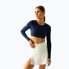Dámský top na jógu JoyInMe Core Crop Top dark navy