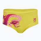 Pánské plavecké boxerky  SWEEP Aqua Kraken pink/yellow