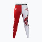 Ground Game Kettei pánské legíny červenobílé