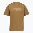 Pánské tričko na lezení PROSTO Big Logo cinnamon beige