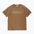 Pánské tričko na lezení PROSTO Big Logo cinnamon beige