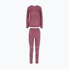 Dámský komplet termoprádla Viking Lan Pro claret/light pink
