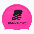 Plavecká čepice BuddySwim BLogo Silicone pink