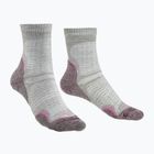Dámské trekingové ponožky Bridgedale Hike Ultralight Performance Crew aubergine