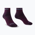 Dámské trekingové ponožky Bridgedale Hike Midweight Performance Ankle dark purple