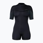 Dámský plavecký neopren Xcel Axis Back Zip Spring 2 mm black/palm/monstera print