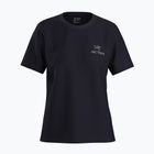 Dámské tričko Arcteryx Kragg Sl Cotton Emblem Crew black
