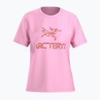Dámské tričko Arcteryx Kragg SL Cotton Heatmap Crew pineberry
