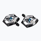 Crankbrothers Double Shot 2 černé/stříbrné/modré pedály na kolo