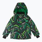 Dětská lyžařská bunda Reima Kairala černá/zelená