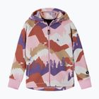 Dětská fleecová mikina Reima Northern Fleece Hoodie grey pink