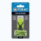 Fox 40 Sharx Bezpečnostní neonová/šedá píšťalka se šňůrkou
