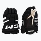 Dětské hokejové rukavice CCM Tacks XR80 JR Gloves black/white