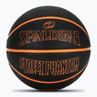 Basketbalový míč Spalding Phantom basketball black/orange velikost 6