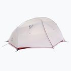 Trekový stan 2- osobowy Naturehike Star River 2 light grey/red