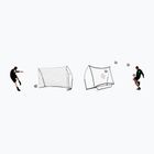 Fotbalová branka s odazovou stěnou QuickPlay Kickster Academy Combo 240 x 150 cm bílá QP0535
