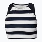 Horní díl plavek  Helly Hansen HP Cropped Top navy stripe