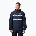 Pánská jachtařská bunda Helly Hansen Salt Striped Windbreaker navy