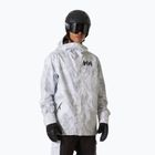 Pánská lyžařská bunda Helly Hansen Ullr D Shell Graphic grey fog snow camo aop