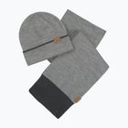 Set čepice+šála Musto Tipped Beanie & Scarf Gift Set grey/ melange