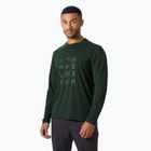 Pánské tričko Longsleeve Helly Hansen Skog Graphic dark jungle 