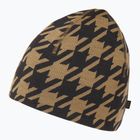 Zimní čepice Helly Hansen Lifa Merino sepia houndstooth aop