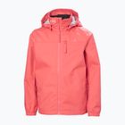 Dětská jachtařská bunda Helly Hansen Crew Hooded Jr 41813 sunset pink