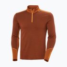 Pánská termo mikina Helly Hansen Lifa Merino Midweight 1/2 Zip iron oxide