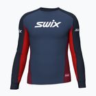 Swix Racex Bodyw pánské termo tričko tmavě modré a červené 40811-75120-S