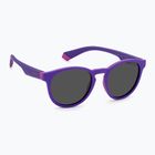 Dětské sluneční brýle Polaroid PLD 8048/S lilac violet/grey polarized