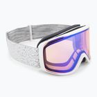 Lyžařské brýle Smith Rally white chunky knit/blue sensor mirror