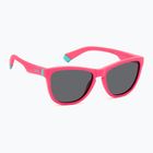 Dětské sluneční brýle Polaroid PLD 8056/S matte pink/grey polarized