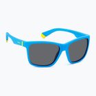 Dětské sluneční brýle Polaroid PLD 8057/S matte blue/grey polarized