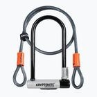 Zámek na kolo Kryptonite Kryptolok Standard U-Lock + kabel Kryptoflex black/grey