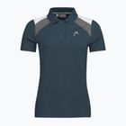 Dámské tenisové polo tričko HEAD Club 22 Tech Polo navy