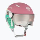 Dětská lyžařská helma HEAD Maja Visor Paw pink