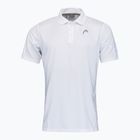 HEAD Club 22 Tech Polo pánské tenisové tričko bílé 811421