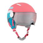 Dětská  lyžařská helma  HEAD Maja Visor pink/blue/silver red